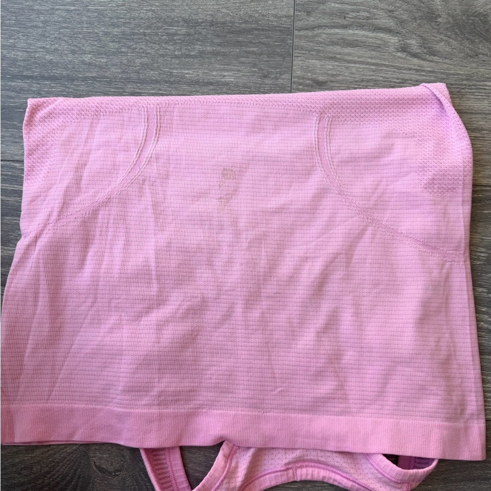 Lululemon Pink Racerback Mesh Tank Top - Picture 6 of 6